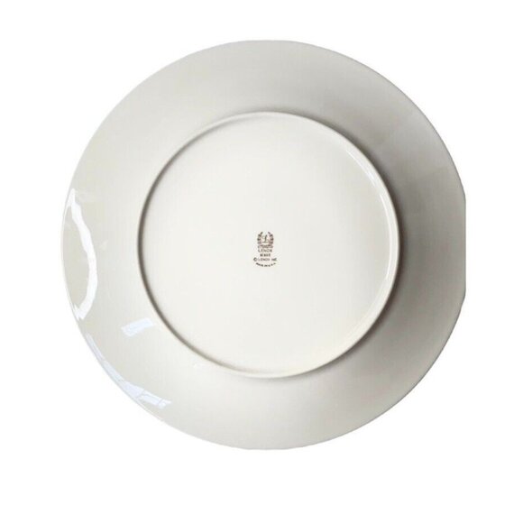 LENOX China  Memoir  Dinner Plates 10.5" Green Vine & Rim Design - Picture 2 of 10